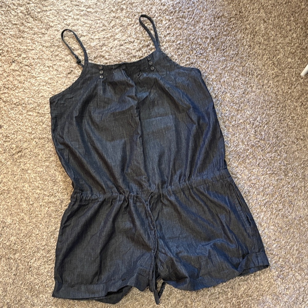 LEI black light chambray Women's Romper